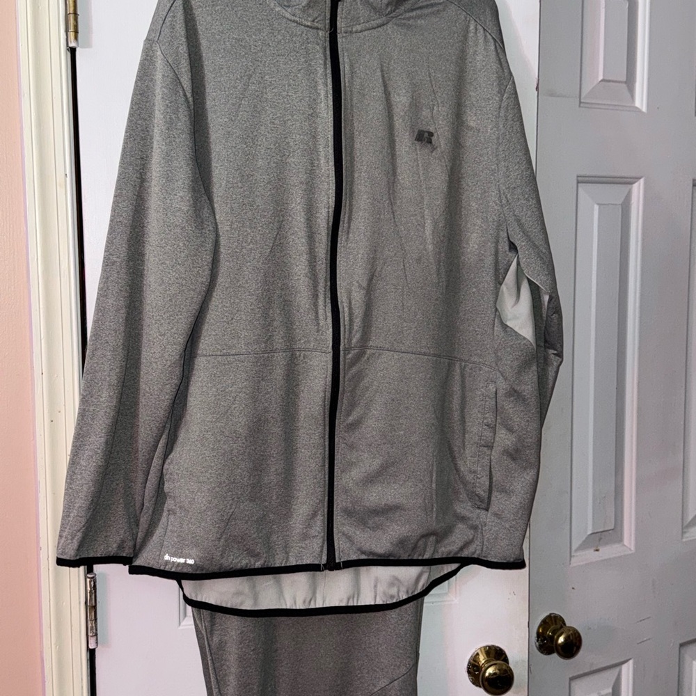 Gray Hooded tracksuit